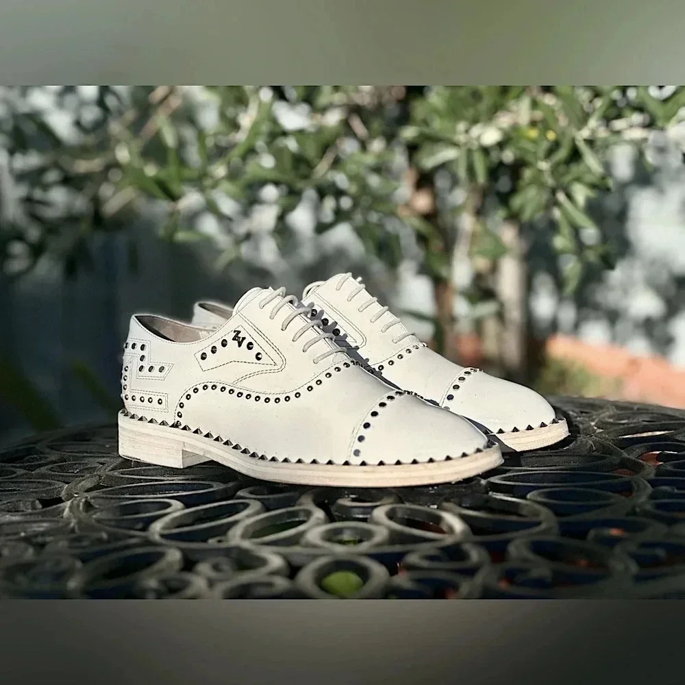 Zadig & Voltaire — Youth Clous Derby Shoes - Picture 1 of 7